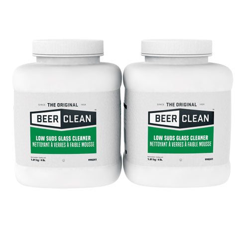 Beer Clean Glass Cleaner, Unscented, Powder, 4 lb. Container-(DVO990241)