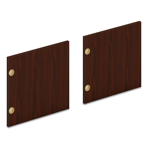 Mod Laminate Doors for 48"W Mod Desk Hutch, 15.87 x 14.83, Traditional Mahogany, 3/Carton-(HONLDR48LMLT1)