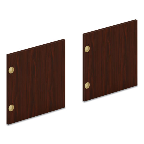 Mod Laminate Doors for 60"W Mod Desk Hutch, 14.87 x 14.83, Traditional Mahogany, 2/Carton-(HONLDR60LMLT1)