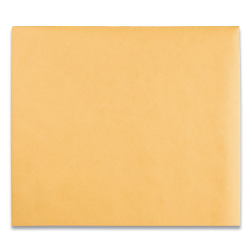 Clasp Envelope, 28 lb Bond Weight Kraft, #95, Square Flap, Clasp/Gummed Closure, 10 x 12, Brown Kraft, 100/Box-(QUA37895)