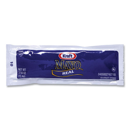 Mayo Real Mayonnaise, 0.44 oz Packet, 200/Box, Ships in 1-3 Business Days-(GRR22001118)