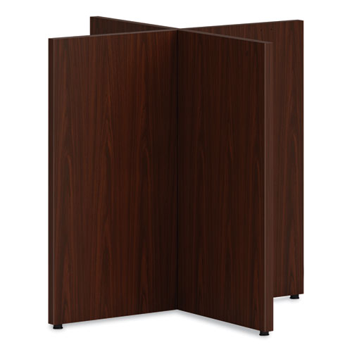 Mod X-Base for 48" Table Tops, 30w x 30d x 28h, Traditional Mahogany-(HONTBL48BSELT1)