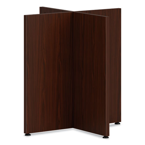 Mod X-Base for 42" Table Tops, 27.48w x 27.48d x 28h, Traditional Mahogany-(HONTBL42BASELT1)