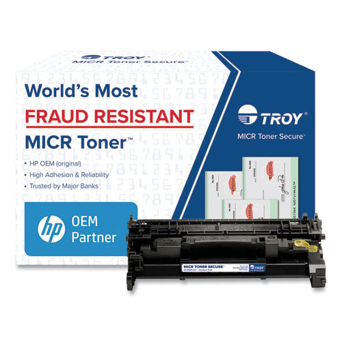 0281680001 289A MICR Toner Secure, Alternative for HP CF289A, Black-(TRS0281680001)