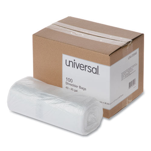 High-Density Shredder Bags, 40-45 gal Capacity, 100/Box-(UNV35946)