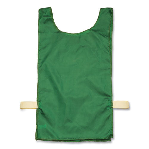 Heavyweight Pinnies, Nylon, One Size, Green, 1/Dozen-(CSINP1GN)