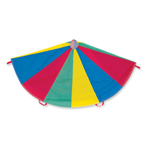 Nylon Multicolor Parachute, 12 ft dia, 12 Handles-(CSINP12)