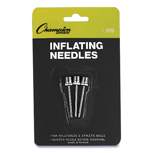 Nickel-Plated Inflating Needles for Electric Inflating Pump, 3/Pack-(CSIINB)