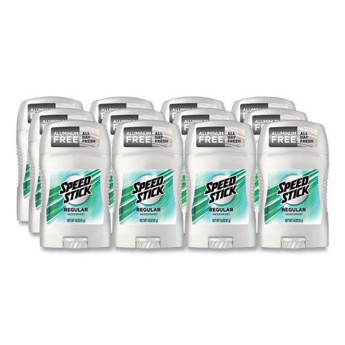 Deodorant, Regular Scent, 1.8 oz, White, 12/Carton-(CPC94020)