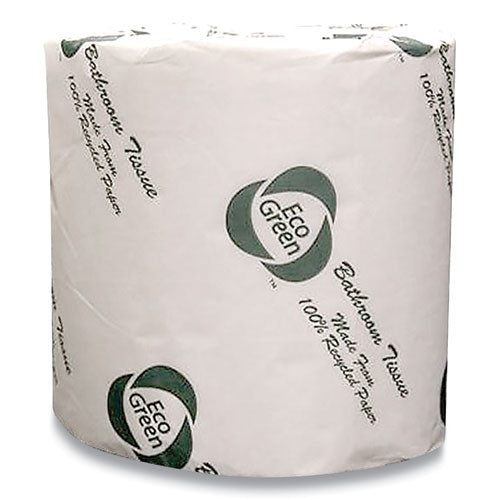 Recycled 2-Ply Standard Toilet Paper, Septic Safe, White, 600 Sheets/Roll, 48 Rolls/Carton-(APAEBW680)