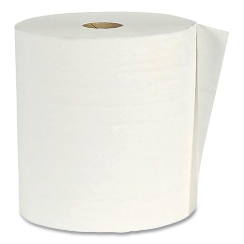 Hardwound Paper Towel Roll, Virgin Paper, 1-Ply, 7.88" x 800 ft, White, 6/Carton-(APAW80166)