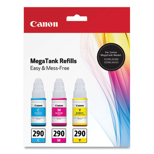 1596C005 (GI-290) Ink, Cyan/Magenta/Yellow, 3/Pack-(CNM1596C005)