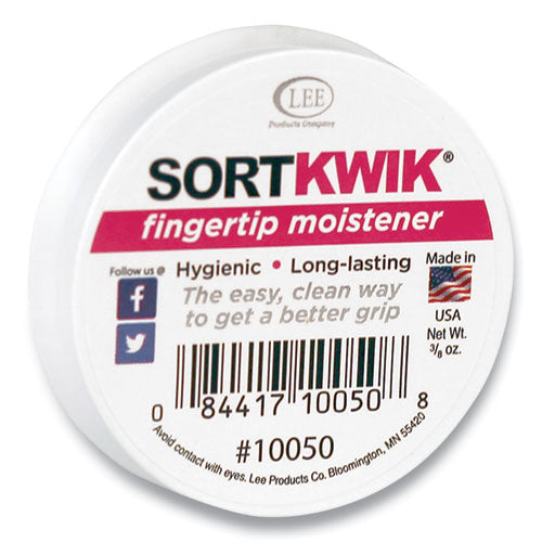 Sortkwik Fingertip Moisteners, 0.38 oz, Pink-(LEE10050)