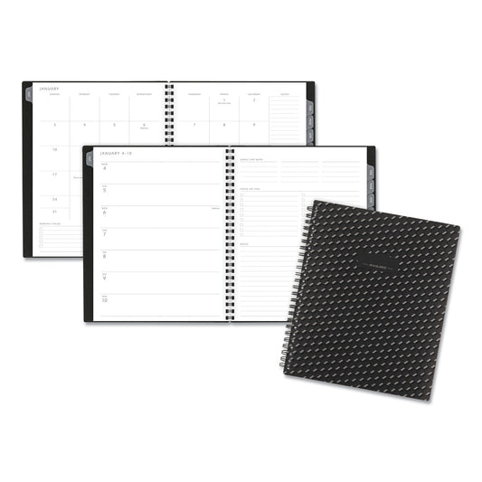 Elevation Poly Weekly/Monthly Planner, 8.75 x 7, Black Cover, 12-Month (Jan to Dec): 2023-(AAG75951P05)