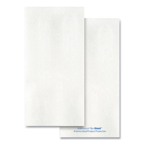 Bio-shield Dinner Napkins, 1-Ply, 17 x 17, 4.25 x 8.5 Folded, White, 300/Carton-(HFM253265)