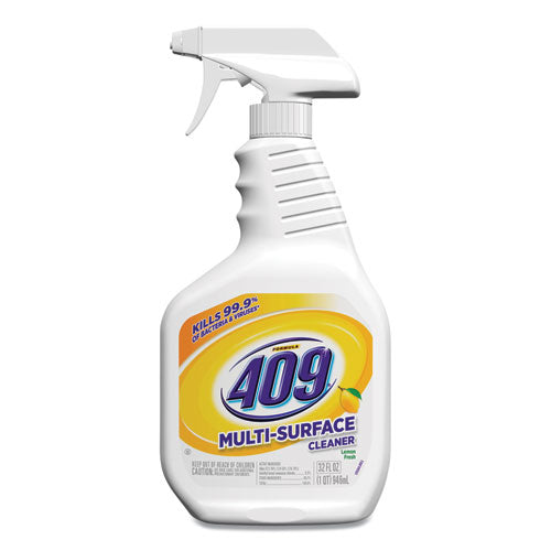 Multi-Surface Cleaner, Lemon, 32 oz Spray Bottle, 9/Carton-(CLO30954)