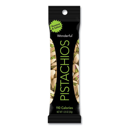 Wonderful Pistachios, Salt and Pepper, 1.25 oz Pack, 12/Box-(PAM091842A25S)