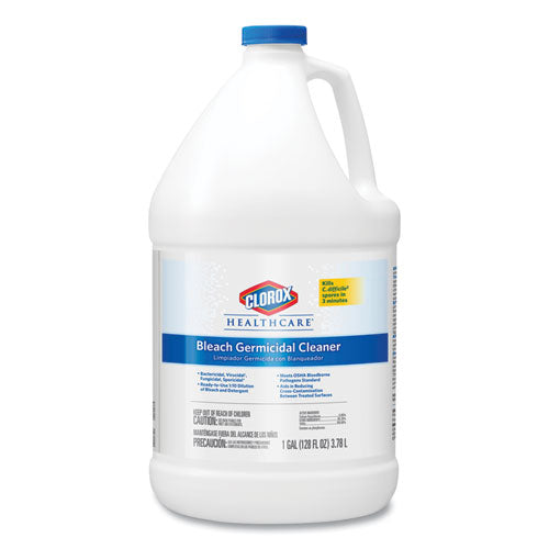 Bleach Germicidal Cleaner, 128 oz Refill Bottle-(CLO68978EA)