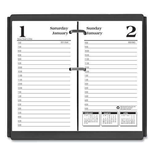Economy Daily Desk Calendar Refill, 3.5 x 6, White Sheets, 2023-(HOD4717)