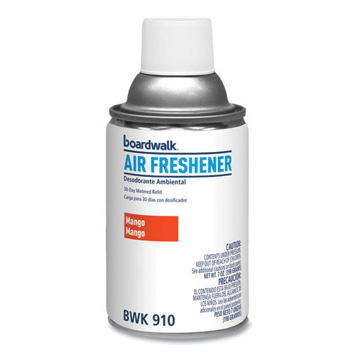 Metered Air Freshener Refill, Mango, 5.3 oz Aerosol Spray, 12/Carton-(BWK910)