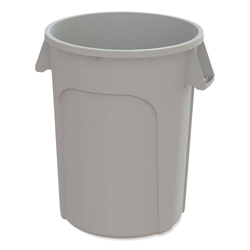 Value-Plus Containers, 20 gal, Low-Density Polyethylene, Gray-(IMPGC200103)