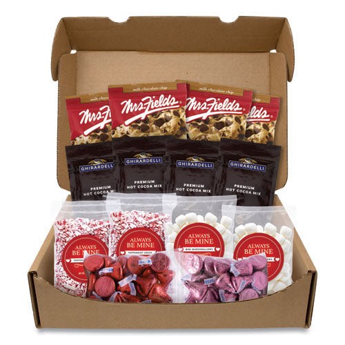 Always Be Mine Valentines Day Box, Cocoa/Marshmallows/Candy/Cookies, 5 lb Box, Ships in 1-3 Business Days-(GRR70000119)