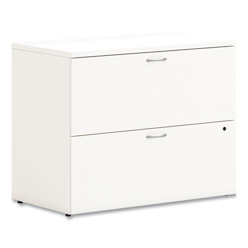 Mod Lateral File, 2 Legal/Letter-Size File Drawers, Simply White, 36" x 20" x 29"-(HONLLF3620L2LP1)