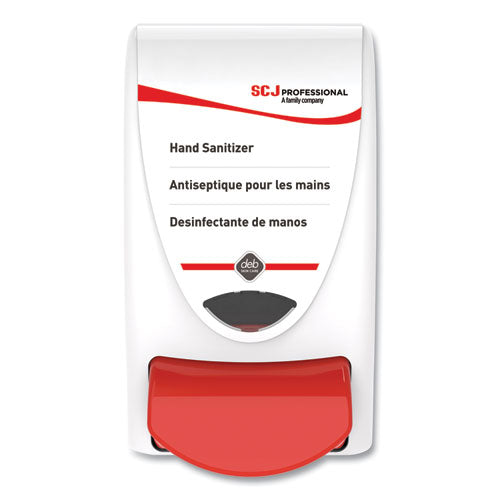 Hand Sanitizer Dispenser, 1 Liter Capacity, 4.92 x 4.6 x 9.25, White-(SJNSAN1LDSEA)