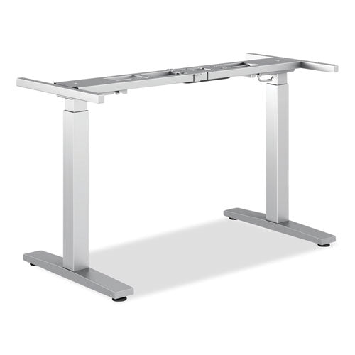 Coordinate Height-Adjustable Base, 60w x 23.07d x 26.25 to 43.5h, Silver-(HONHAB2SSVRXUD)