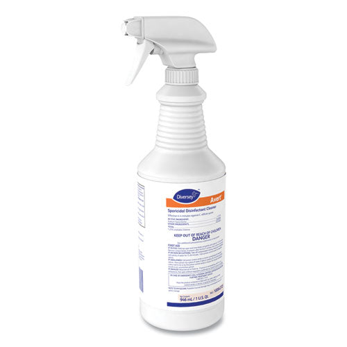 Avert Sporicidal Disinfectant Cleaner, 32 oz Spray Bottle, 12/Carton-(DVO100842725)