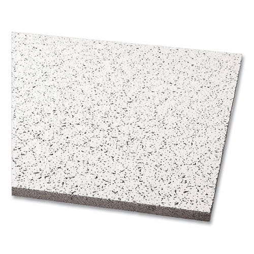 Cortega Ceiling Tiles, Non-Directional, Square Lay-In (0.94"), 24" x 48" x 0.63", White, 12/Carton-(ACK769A)