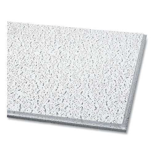 Fissured Ceiling Tiles, Angled Tegular (0.94"), 24" x 24" x 0.63", White, 16/Carton-(ACK705A)