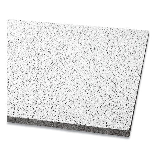 Fine Fissured Acoustical Infill Ceiling Tiles, Non-Directional, Square Lay-In (0.94"), 24" x 48" x 0.75", White, 8/Carton-(ACK1714)