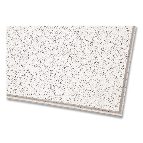 Cortega Ceiling Tiles, Non-Directional, Angled Tegular (0.94"), 24" x 48" x 0.63", White, 10/Carton-(ACK703B)