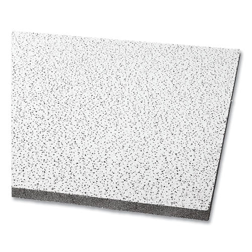 Fine Fissured Ceiling Tiles, Non-Directional, Square Lay-In (0.94"), 24" x 24" x 0.63", White, 16/Carton-(ACK1728A)
