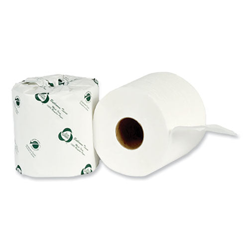 Recycled 2-Ply Standard Toilet Paper, Septic Safe, White, 4.25" Wide, 500 Sheets/Roll, 80 Rolls/Carton-(APAEB8542)