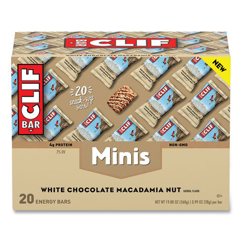 Energy Bar Minis, White Chocolate Macadamia Nut, 1 oz, 20/Box-(CBCCCC37295)