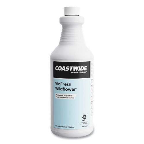 ViaFresh Air Freshener Concentrate, Wildflower Scent, 1 qt Bottle, 6/Carton-(CWZ24425453)