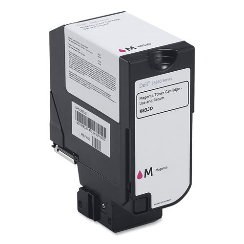 K83JD Toner, 6,000 Page-Yield, Magenta-(DLLK83JD)