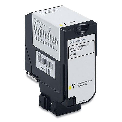 KT71F Toner, 6,000 Page-Yield, Yellow-(DLLKT71F)