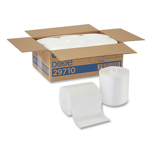 Foodservice Surface System Quat-Compatible Disposable Wipe Refill, 1-Ply, 8.1 x 12, White, 135 Sheets/Roll, 6 Rolls/Carton-(DXE29710)