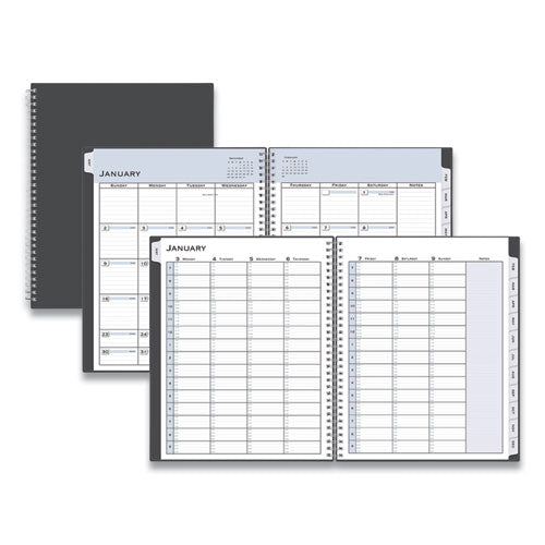 Passages Appointment Planner, 11 x 8.5, Charcoal Cover, 12-Month (Jan to Dec): 2023-(BLS100009)