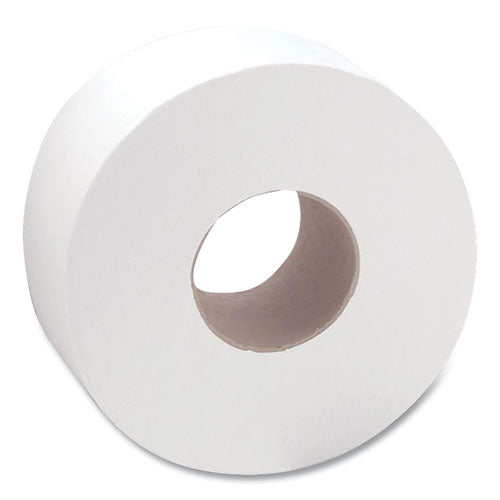 Heavenly Choice 1-Ply Jumbo Bathroom Tissue, Septic Safe, White, 3.4" x 2,000 ft, 12/Carton-(HVC41004913600)