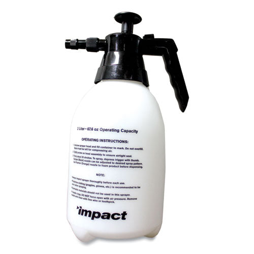 Pump-Up Sprayer/Foamer, 64 oz, Translucent White/Black-(IMP6500)