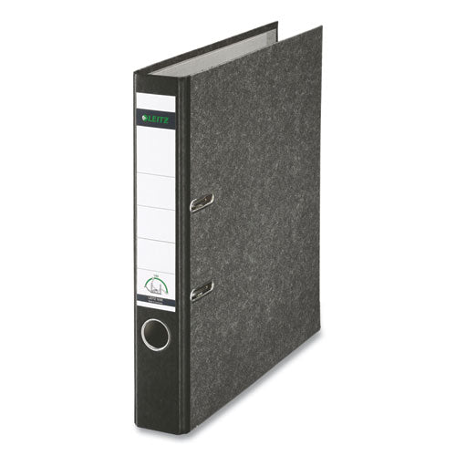 European Premium A4 Lever-Arch Two-Ring Binder, 2" Capacity, 11.7 x 8.27, Black Marble-(LTZR50)