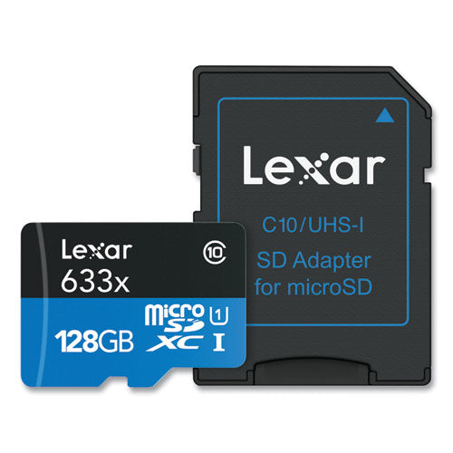 microSDXC Memory Card, UHS-I U1 Class 10, 128 GB-(LXRMI128BBNL633)