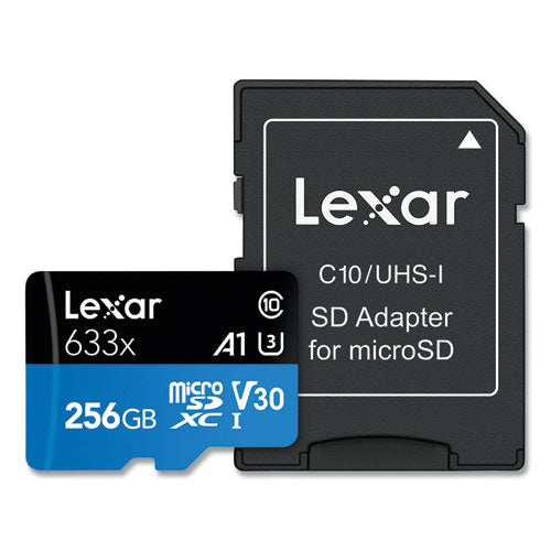 microSDXC Memory Card, UHS-I U1 Class 10, 256 GB-(LXRMI256BBNL633)