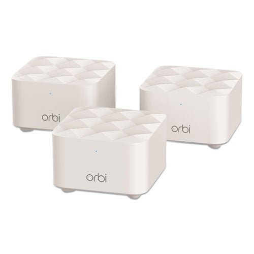 Orbi Whole Home AC1200 Mesh Wi-Fi System, 2 Ports, Dual-Band 2.4 GHz/5 GHz-(NGRRBK13100NAS)
