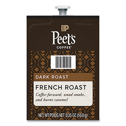 FLAVIA Ground Coffee Freshpacks, French Roast, 0.35 oz Freshpack, 76/Carton-(PEELPC00263)