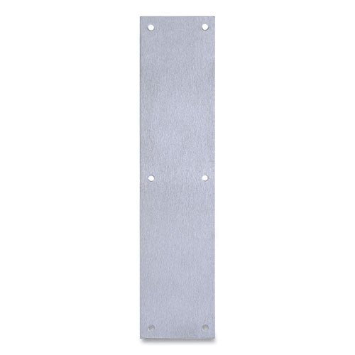 Door Push Plate, 3.5 x 15, Satin Stainless Steel-(PFQDT100072)